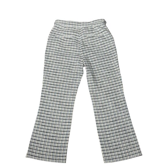 NEW BCBGeneration Womens XS Plaid Blue/Black/White Trousers Straight Dress Pants - Picture 4 of 12